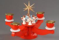 Albin Preissler Adventsverlichting Kerstversiering rood