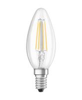 Osram LED Superstar filament lamp kaarsvormig 5W E27 warm wit helder dimbaar