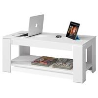 CaliCosy Salontafel met dubbel blad en opklapbaar blad - L102 - Ambit