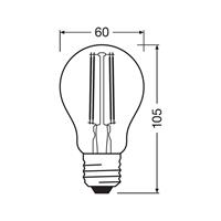 LEDVANCE SMART+ LED CLASSIC A 60 BOX DIM Warmweiß WiFi Klar E27 Glühlampe