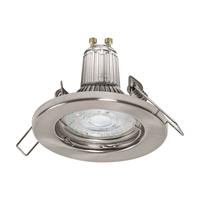 LEDVANCE RECESS GU10 SPOT SET LED Einbauleuchte Warmweiß 9,5 cm Stahl Brushed nickel