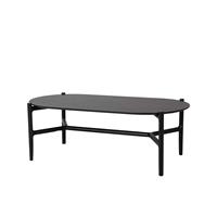 Nordiq Holton ovale salontafel - L130 x B65 x H46 cm - Zwart
