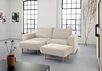 Looks By Wolfgang Joop 3,5-Sitzer Looksv, Verwandlungssofa: aus Sofa wird Sofa mit 2 Hockern