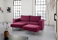 Looks By Wolfgang Joop 3,5-Sitzer Looksv, Verwandlungssofa: aus Sofa wird Sofa mit 2 Hockern