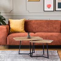 WOMO-DESIGN | Set van 2 handgemaakte salontafels Olivia