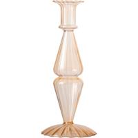 Trendhopper Kandelaar Glass geel 20cm hoog