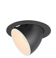 SLV LED Deckeneinbauleuchte Numinos Gimble in Schwarz und Weiß 37,4W 3800lm 4000K 40°