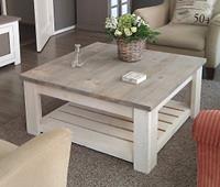 Het Steigerhouthuis Steigerhouten Salontafel Brocant Basic - 100 x 100 x 45 cm