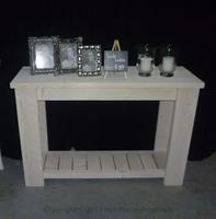 Het Steigerhouthuis Steigerhouten Sidetable Brocant - 110 x 40 x 80 cm