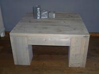Het Steigerhouthuis Steigerhouten Salontafel Mammoet Robuust - 110 x 100 x 45 cm