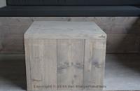 Het Steigerhouthuis Steigerhouten Salontafel / Hocker - 70 x 70 x 45 cm