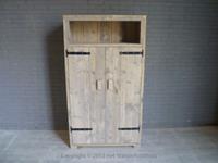 Het Steigerhouthuis Steigerhouten Boekenkast Landelijk Extra - 180 x 60 x 40 cm