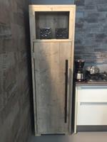 Het Steigerhouthuis Steigerhouten Boekenkast Industrieel - 180 x 60 x 40 cm