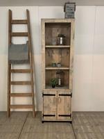 Het Steigerhouthuis Steigerhouten Boekenkast Landelijk Metaal - 190 x 60 x 40 cm
