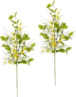I.GE.A. Kunstbloem Forsythia-Mixed tak set van 2 (2 stuks)