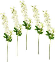 I.GE.A. Kunstbloem Ridderspoor 5set van (5 stuks)