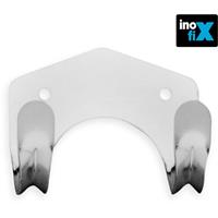INOFIX Doppelter Aufhänger aus verzinktem Stahl für Werkzeuge (Blister 3 Stück) - 