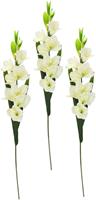 I.GE.A. Kunstbloem Gladiool set van 3 (3 stuks)