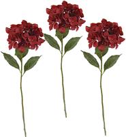 I.GE.A. Kunstbloem Hortensia set van 3 (3 stuks)