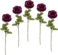 I.GE.A. Kunstbloem Rosé 5set van (5 stuks)