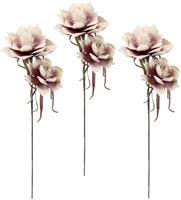 I.GE.A. Kunstbloem Zachte magnolia set van 3 (3 stuks)
