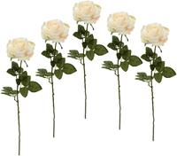 I.GE.A. Kunstbloem Rosé 5set van (5 stuks)