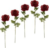 I.GE.A. Kunstbloem Rosé 5set van (5 stuks)