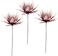 I.GE.A. Kunstbloem Soft-suikerbos set van 3 (3 stuks)