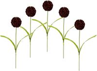 I.GE.A. Kunstbloem Allium 5set van (5 stuks)