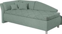 OTTO Schlafsofa »Lindsay«, inklusive Bettkasten, inklusive Zierkissen-Set bestehend aus: 2 Stk. 40x40cm, 1 Stk. 30x30cm