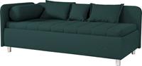 OTTO Schlafsofa »Kiana«, Inklusive Bettkasten, Liegefläche 90/200 cm oder 100/200 cm, mit 5 Zierkissen und 1 Schlummerrolle, Seitenwand wahlweise links oder rechts
