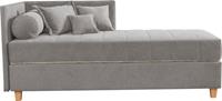 OTTO Schlafsofa »Kona«, mit 7-Zonen-Tonnen-Taschenfederkernmatratze, inklusive Zierkissen-Set bestehend aus: 2 Stk. 40x40cm, 1 Stk. 30x30cm, 1 Stk. 65x45cm, 1x Schlummerrolle 90cm