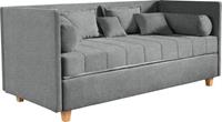 OTTO Schlafsofa »Kona«, mit 7-Zonen-Tonnen-Taschenfederkernmatratze, inklusive Zierkissen-Set bestehend aus: 2 Stk. 40x40cm, 1 Stk. 30x30cm, 2 Stk. 65x45cm, 2x Schlummerrolle 75 cm bzw. 90cm