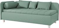 OTTO Schlafsofa »Kiana«, Inklusive Bettkasten, Liegefläche 90/200 cm oder 100/200 cm, mit 5 Zierkissen und 1 Schlummerrolle, Seitenwand wahlweise links oder rechts