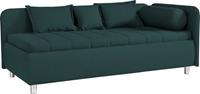 OTTO Schlafsofa »Kiana«, Inklusive Bettkasten, Liegefläche 90/200 cm oder 100/200 cm, mit 5 Zierkissen und 1 Schlummerrolle, Seitenwand wahlweise links oder rechts