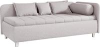 OTTO Schlafsofa »Kiana«, Inklusive Bettkasten, Liegefläche 90/200 cm oder 100/200 cm, mit 5 Zierkissen und 1 Schlummerrolle, Seitenwand wahlweise links oder rechts