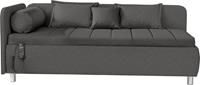 OTTO Schlafsofa »Kiana«, Liegefläche wahlweis 90/200 cm oder 100/200 cm, inklusive Bettkasten, mit Zierkissen-Set bestehend aus: 2 Stk. 40x40cm, 1 Stk. 30x30cm, 2 Stk. 65x45cm, 1x Schlumme