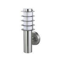 BES LED Led Tuinverlichting - Buitenlamp - Nalid 2 - Wand - Rvs - E27 - Rond