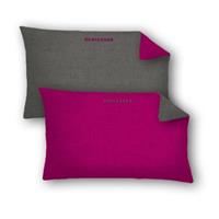 Schiesser Kissenhülle Doubleface fuchsia Gr. 40 x 80