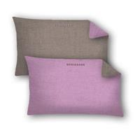 Schiesser Kissenhülle Doubleface rosa/grau Gr. 40 x 80