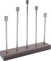 Kayoom Kandelaar Art Deco 525 Grau Silber