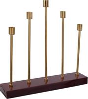 Kayoom Kandelaar Art Deco 525 Bordeaux Gold