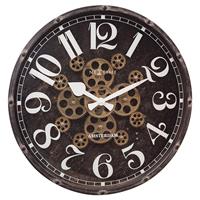 NeXtime Henry 50 cm wandklok (Kleur: zwart)