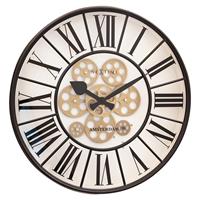 NeXtime William 50 cm wandklok (Kleur: wit)