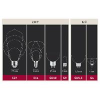 Paulmann 28723 LED-lamp E27 1.3 W Barnsteen (Ø x h) 60 mm x 106 mm 1 stuk(s)
