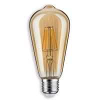 PAULMANN LICHT Paulmann LED Kolben ST64, 6,5 W, E27, 230 V, 680 lm, Gold, Goldlicht