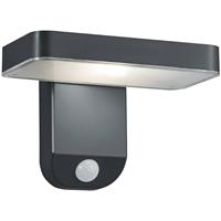 BES LED Led Solar Tuinverlichting - Wandlamp - Trion Escarino - Zonne-energie - Bewegingssensor - 4w at Zwart - Kunststof