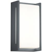 BES LED Led Tuinverlichting - Tuinlamp - Trion Indosi - Wand - 8w at Zwart - Aluminium