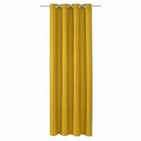 Tom Tailor Blickdichter Ösenvorhang 140x250cm DOVE blickdicht gelb Gr. 140 x 245