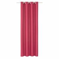 Tom Tailor Blickdichter Ösenvorhang 140x250cm DOVE blickdicht pink Gr. 140 x 245